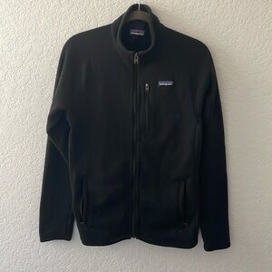 Patagonia fleece jacket. Size small. Black.